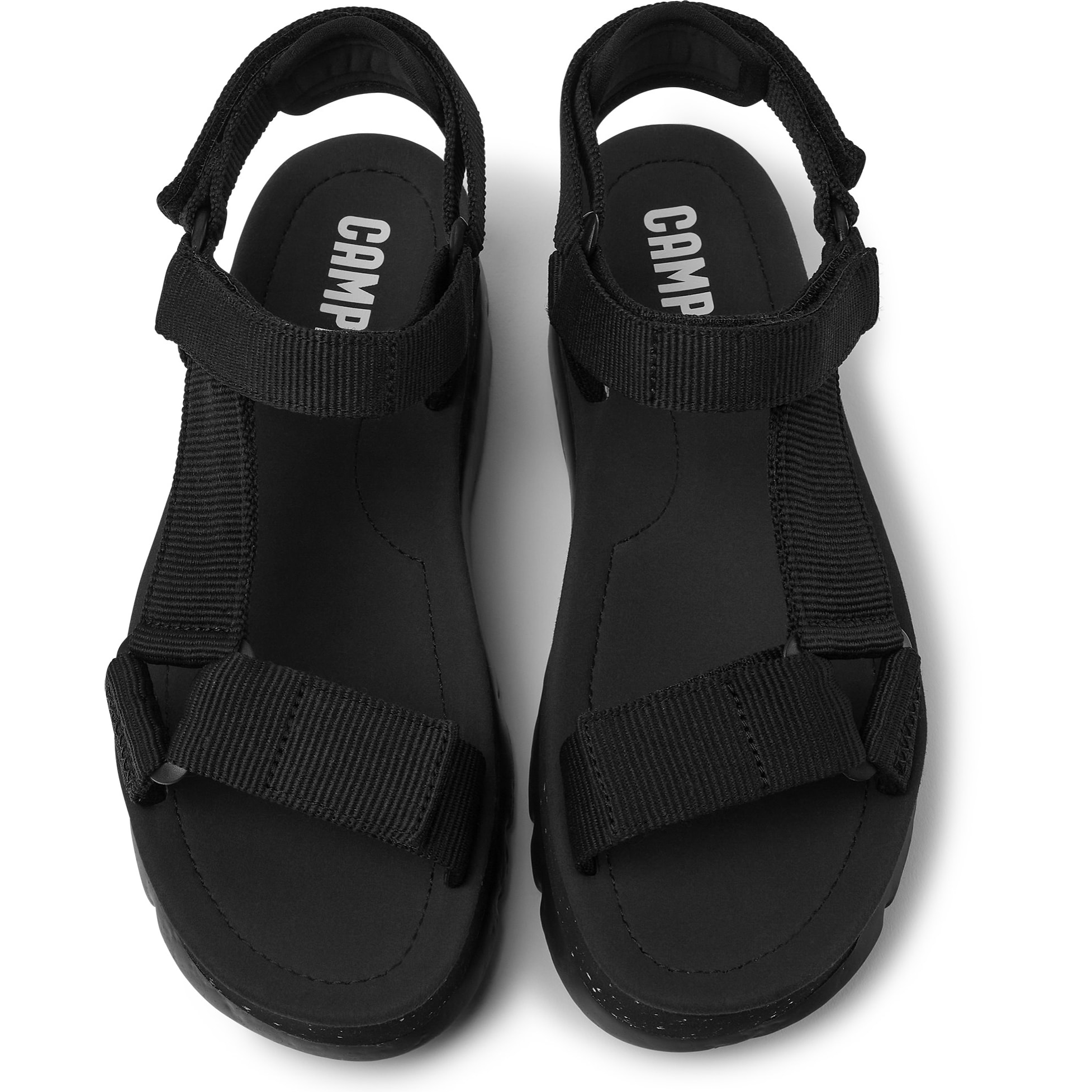 Sandalias - CAMPER Oruga Up - Negro - Tejido