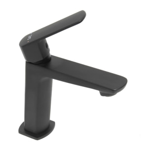 Mitigeur lavabo Feel, sans tirette, noir mat, SATBSFEEL271C avec une garantie de 5 ans