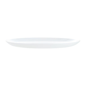 Assiette plate Diwali Blanc - Luminarc - verre opale extra résistant