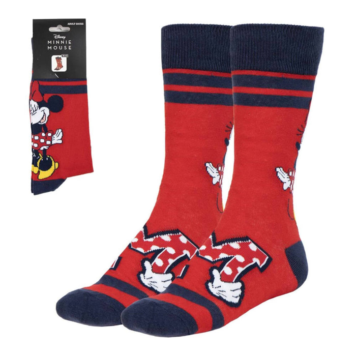 Calcetines diseño minnie rojo