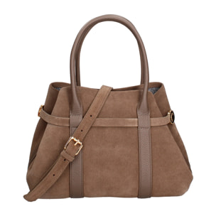 Borsa a mano da donna Made in Italy - Modello Lumina Lux - 100% pelle - 28.0 x 20.0 x 13.0 cm