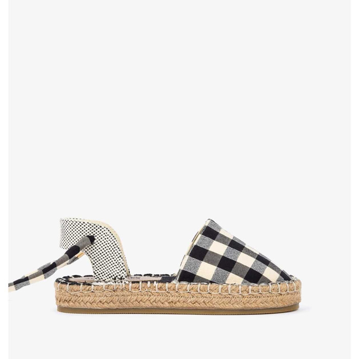 B&W Break&Walk - Sandali estivi in juta con zeppa per donna e bambina