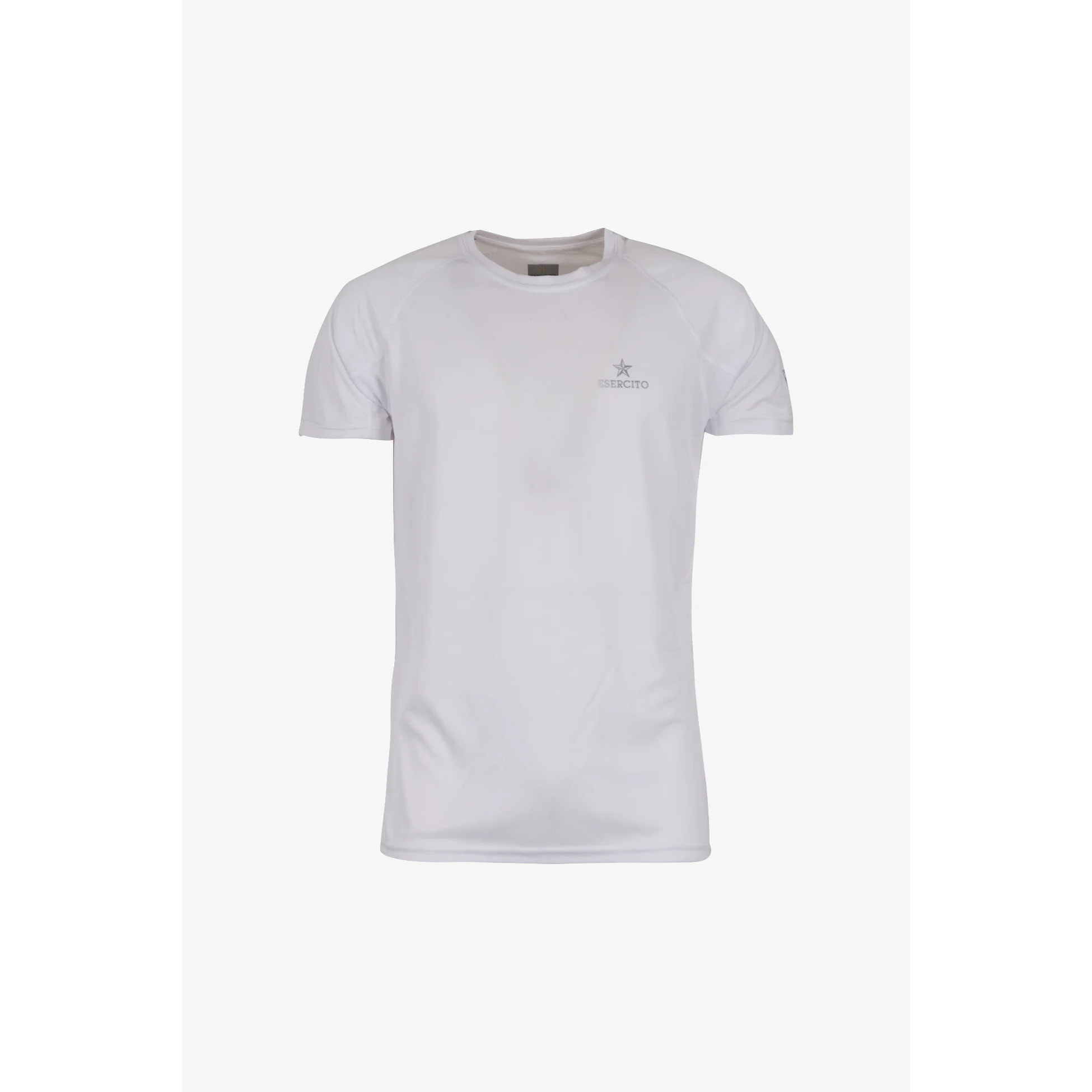 T-shirt Esercito a maniche corte sport bianca uomo