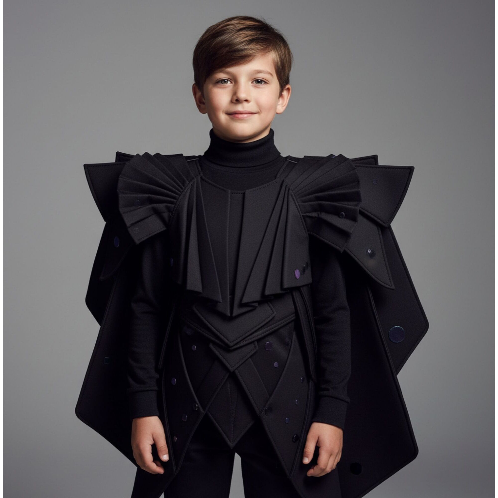 Semicisne Niño Perch.- C. Perkins Negro Talla 10