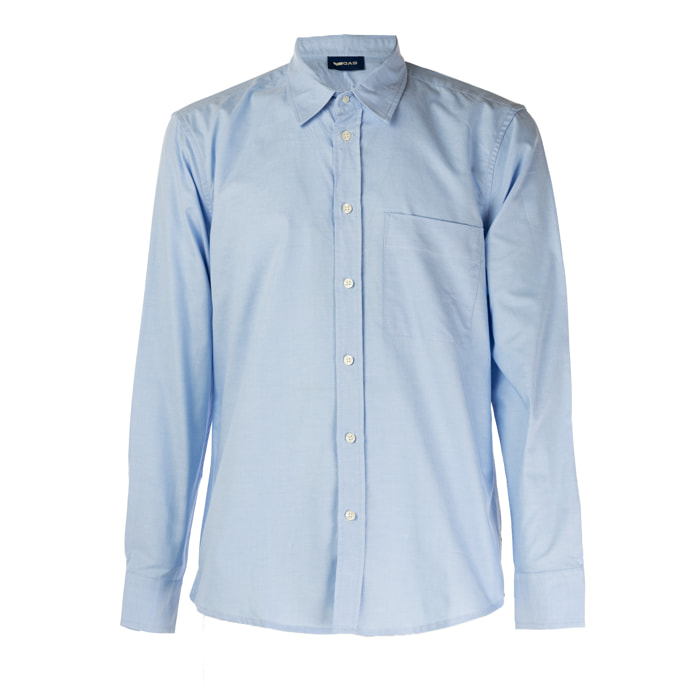 GAS camicia uomo blue bonnet