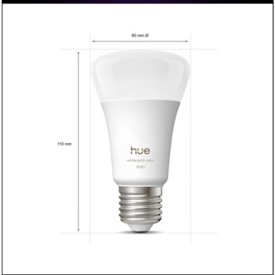Pack PHILIPS HUE 3/E27 White&Color Ambiance+Pont+TLC