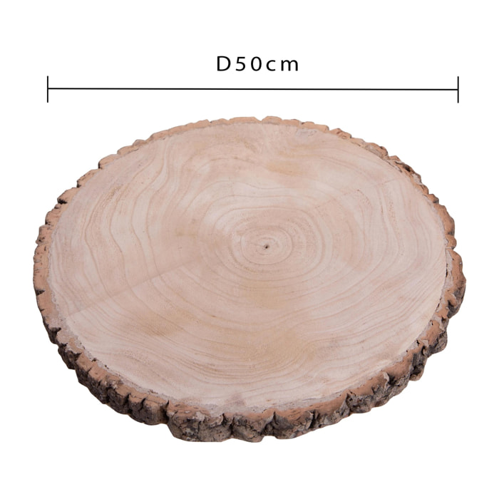 Fetta legno - Pezzi 2 - 50xH3,4x50cm - Bianchi Dino SpA