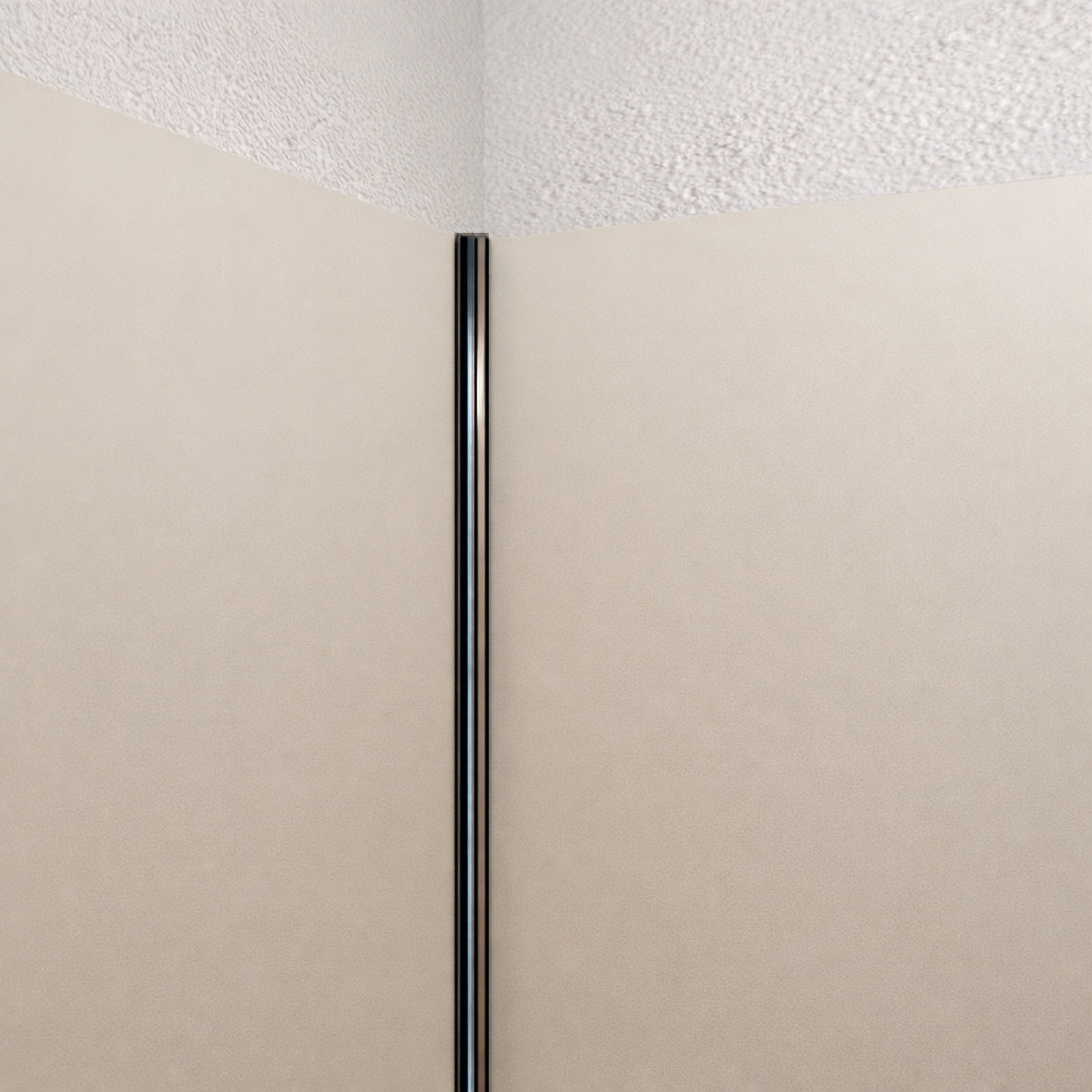 Pack de 3 Panneaux Muraux Aluminium Ivoire 90x210 cm avec Profilés Noirs - WALL'IT
