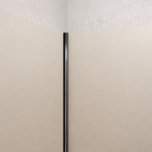 Pack de 3 Panneaux Muraux Aluminium Ivoire 90x210 cm avec Profilés Noirs - WALL'IT