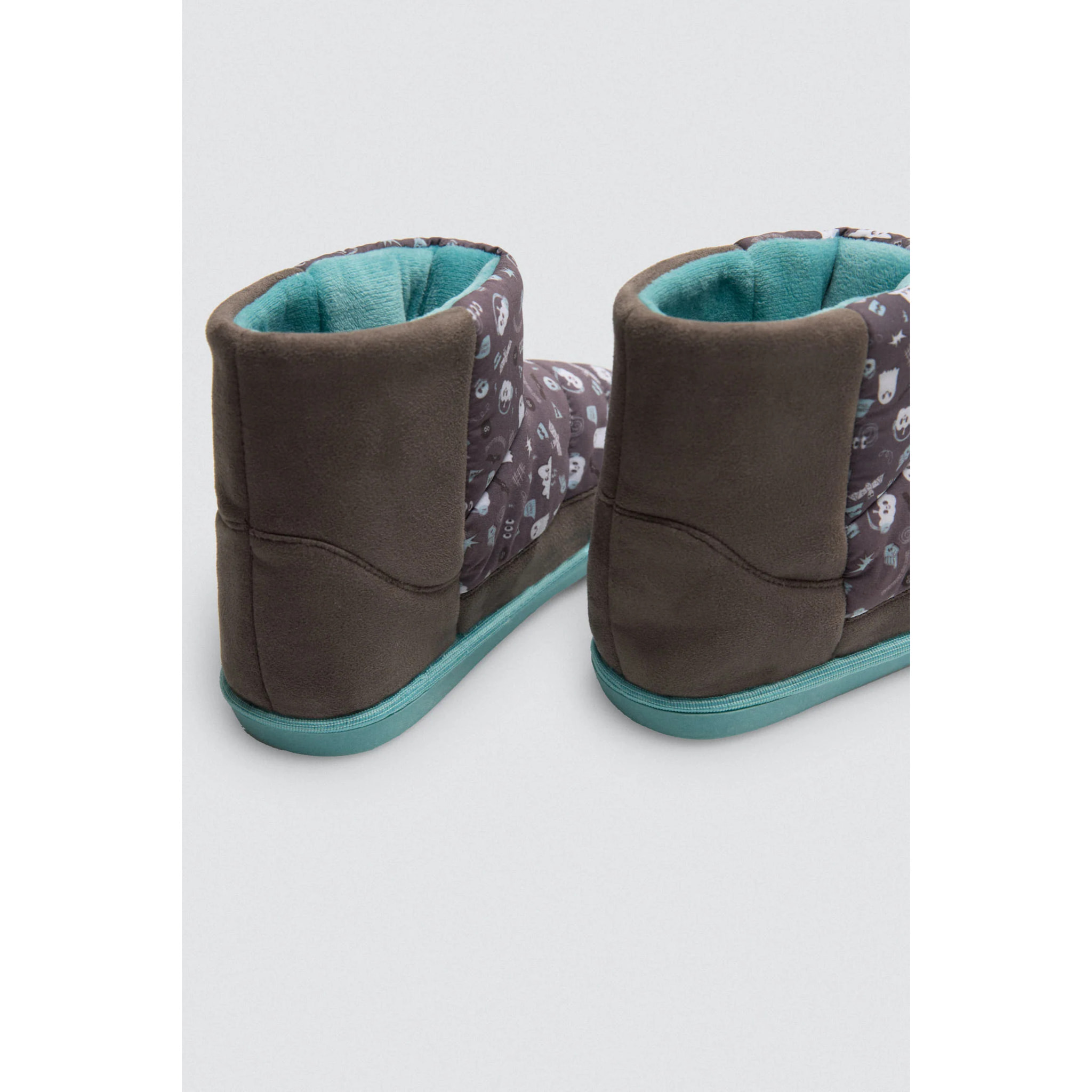 Stivaletti da casa per bambini con stampa fantasma