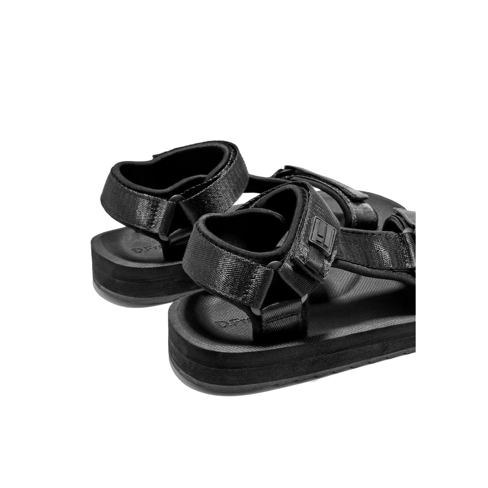 Sandalias de Tiras de  Mujer en Negro