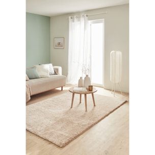 Cosy - tapis salon à poils longs tout doux, beige