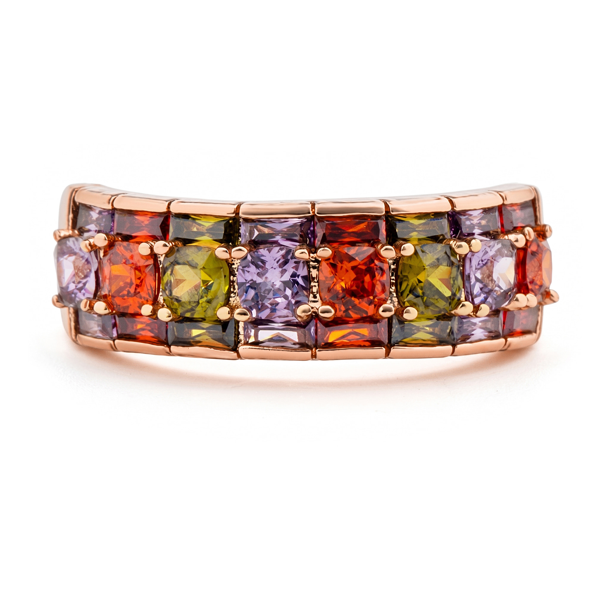 Anillo Morakbrao acabado oro rosa 18k