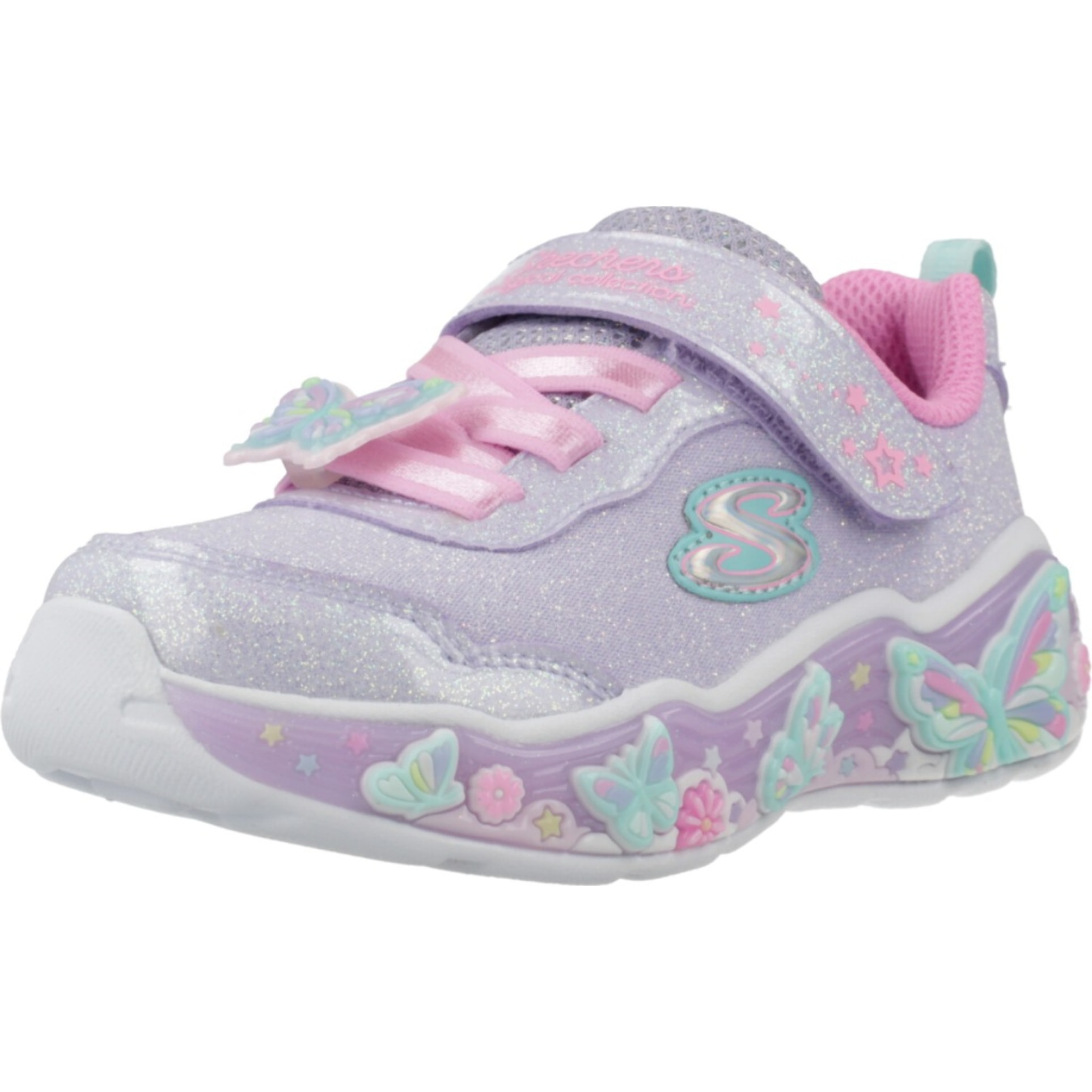 Zapatillas Niña Lights Lil Butterfly Blis Violeta