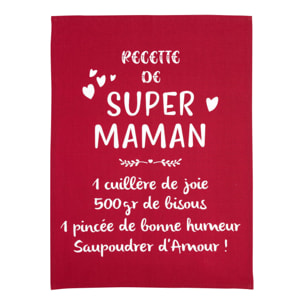 Torchon Message Super Maman