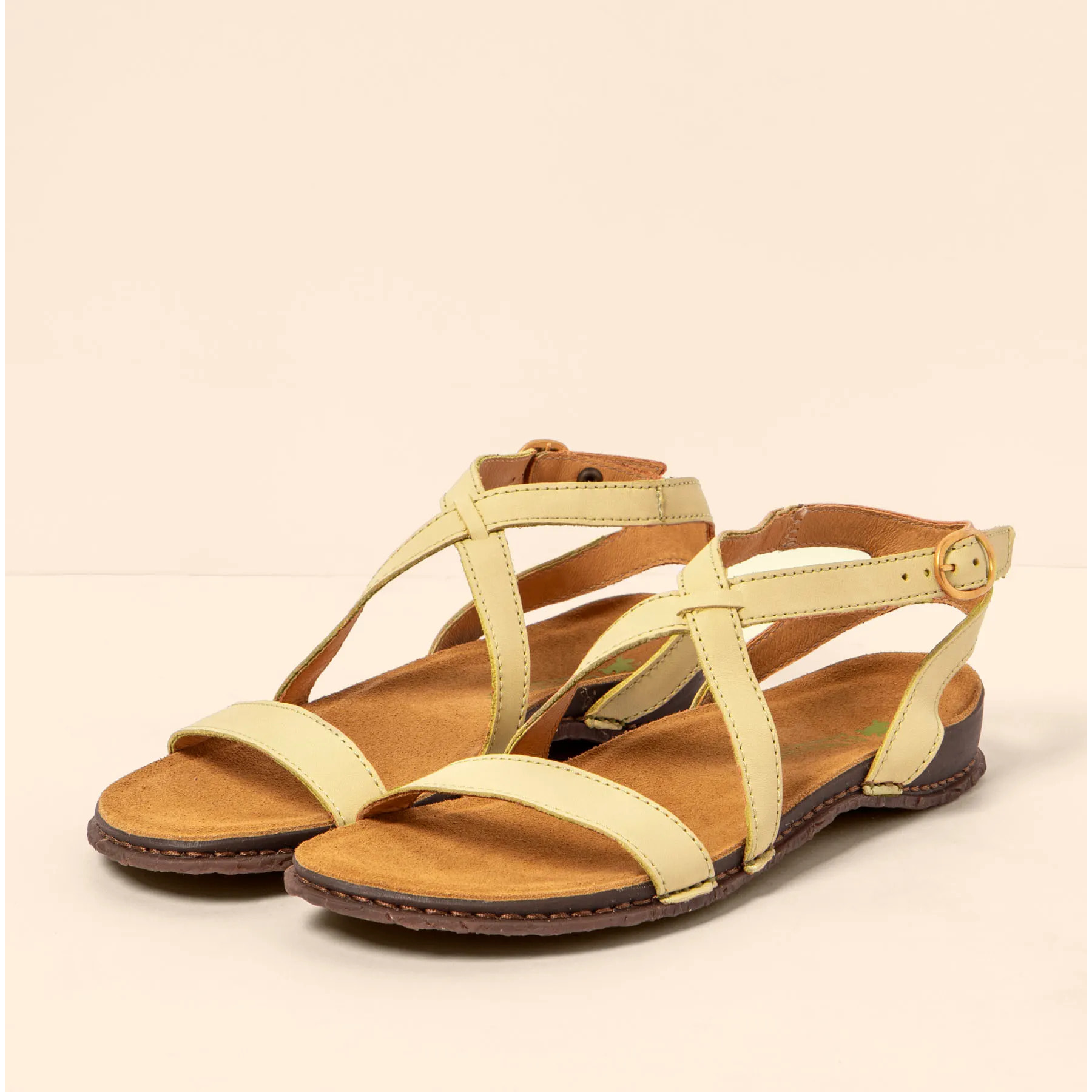 Sandalias N5802 SOFT NAPPA LIME/PANGLAO color Lime