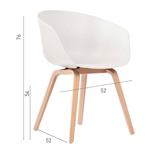 Silla Cute White