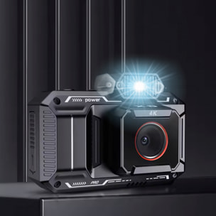Fotocamera digitale per bambini D52, foto da 48mpx e video 4K, funzioni avanzate. Schermo da 2,8'', zoom digitale 18x, flash.