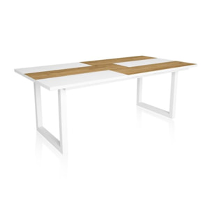 Mesa de comedor Altea 200 Roble Blanco