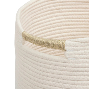 Lot de 2 paniers "Tropical boudoir" D27,5/31cm multicolore