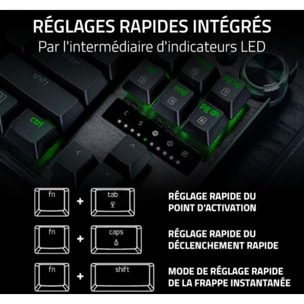 Clavier gamer RAZER Huntsman V3 Pro Tenkeyless Noir