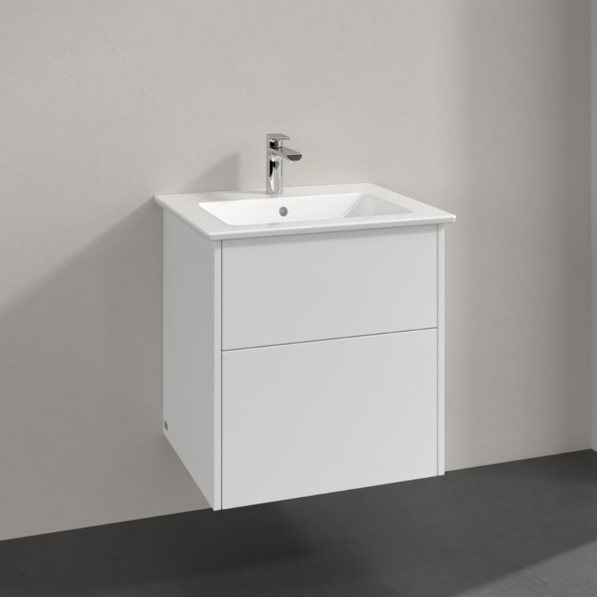 Set meuble avec vasque Finero Villeroy & Boch 60cm Blanc brillant