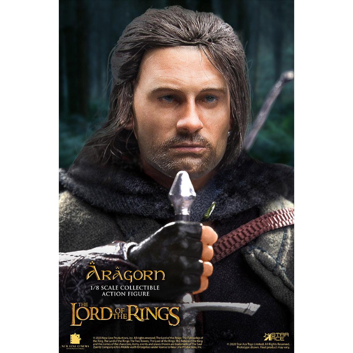 Il Signore Degli Anelli Aragorn 2.0 Special 1/8 Figura Action Figura Star Ace