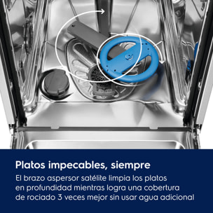 Electrolux Lavavajillas de 60 cm Serie 600 SatelliteClean para 13 cubiertos ESS47420SW