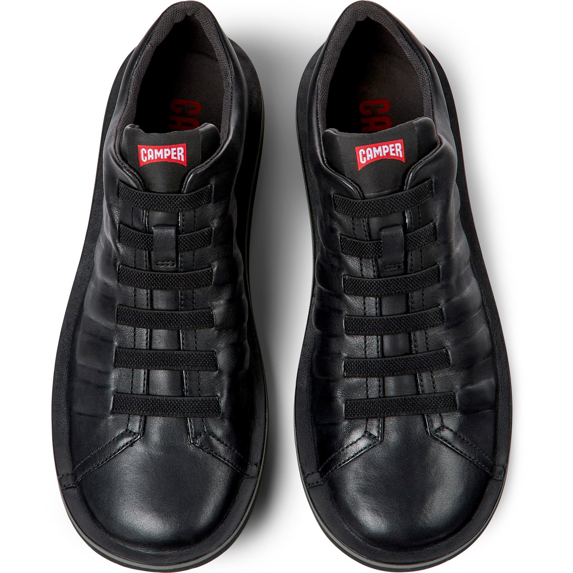 Sneakers - CAMPER Beetle - Nero - Pelle liscia