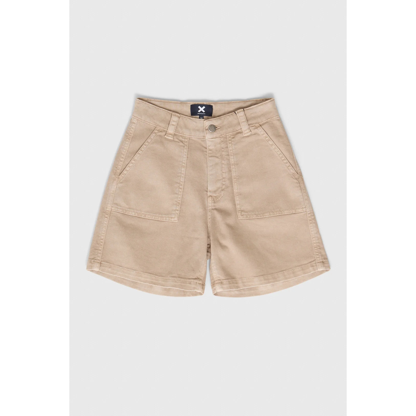 PANTALÓN CORTO MUJER LUNA CAMEL