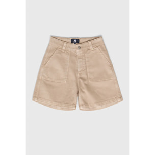 PANTALÓN CORTO MUJER LUNA CAMEL