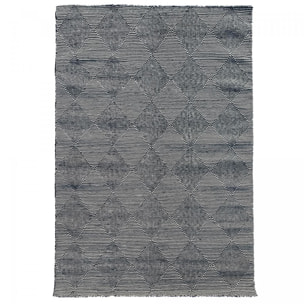 Tapis kilim fait à la main en laine motif géométrique NOMA