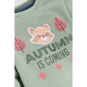 Felpa e jogger per neonato Autumn Buddy