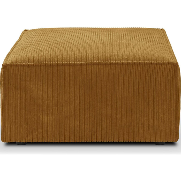 Pouf en velours côtelé - LIVIA