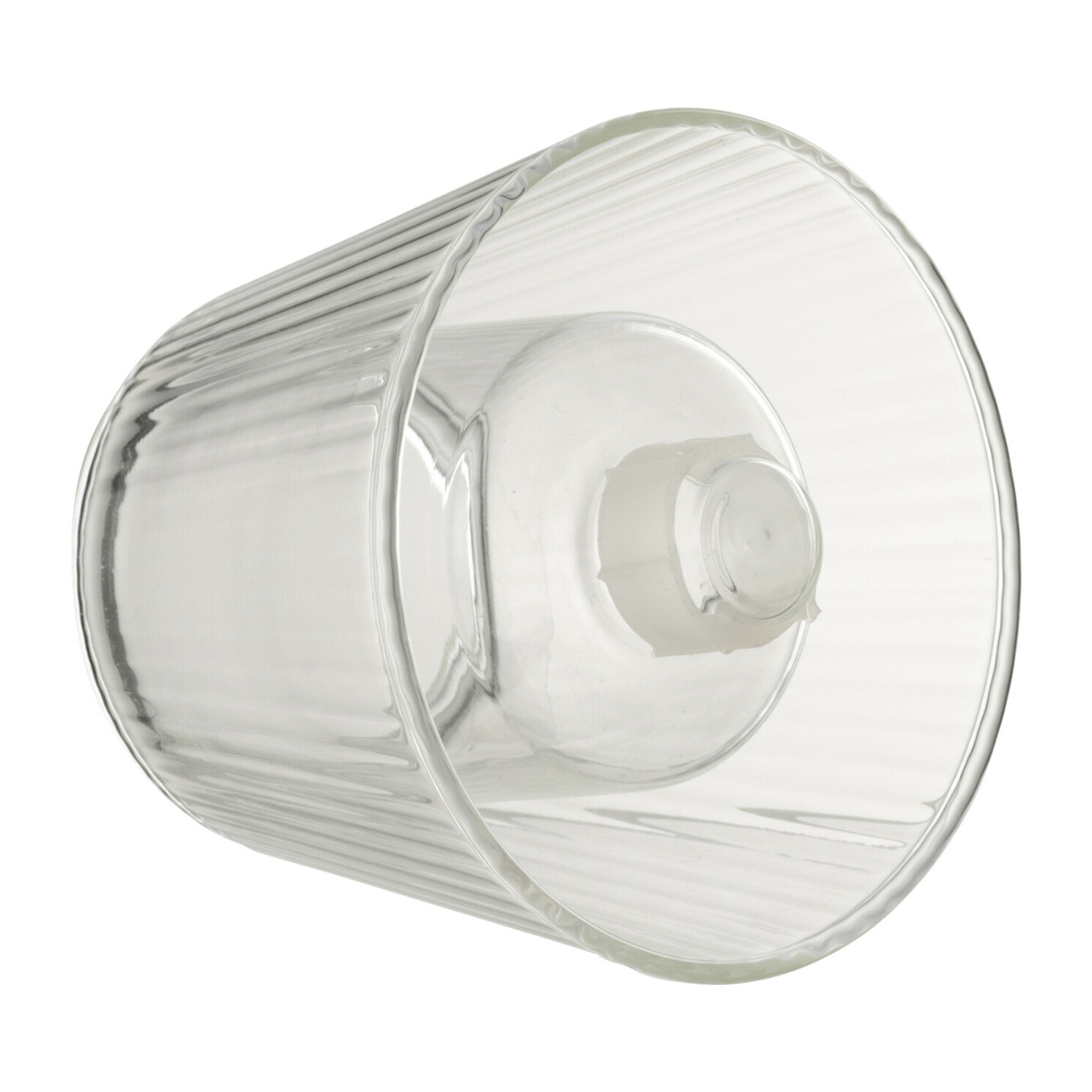 J-Line bougeoir Chapeau - verre - transparent