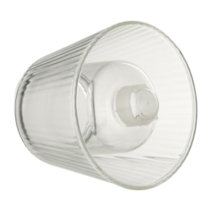 J-Line bougeoir Chapeau - verre - transparent