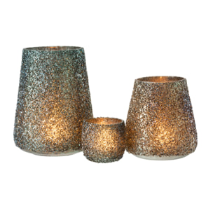 J-Line photophote Paillettes - verre - vert foncé - large