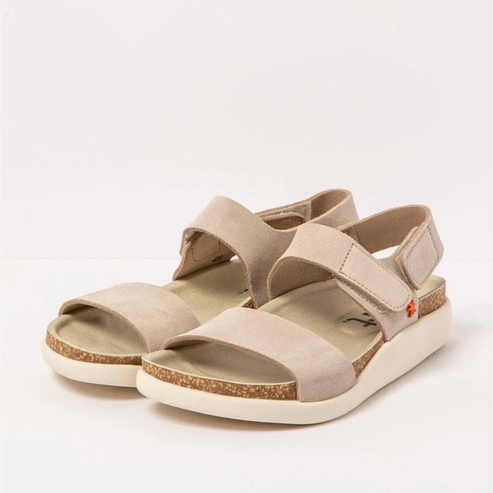 Sandalias 1386S SILK SUEDE CREAM/ BIARRITZ color Cream