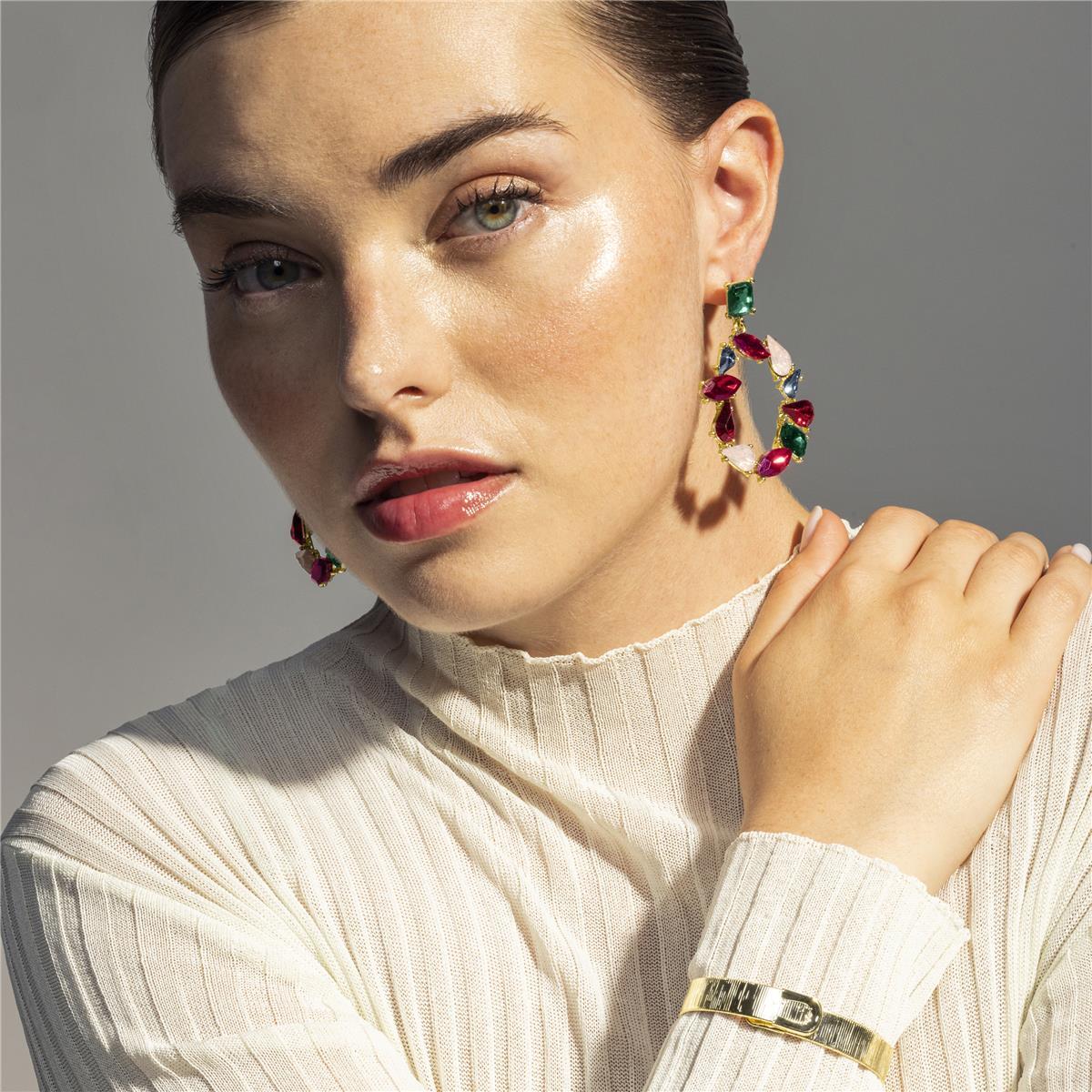 Pendientes Lux by Lux acabados oro 18k