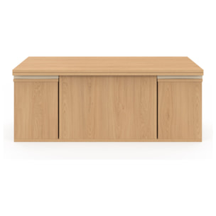 Table basse Tania 2 en 1 avec plateau dépliant et 4 assises