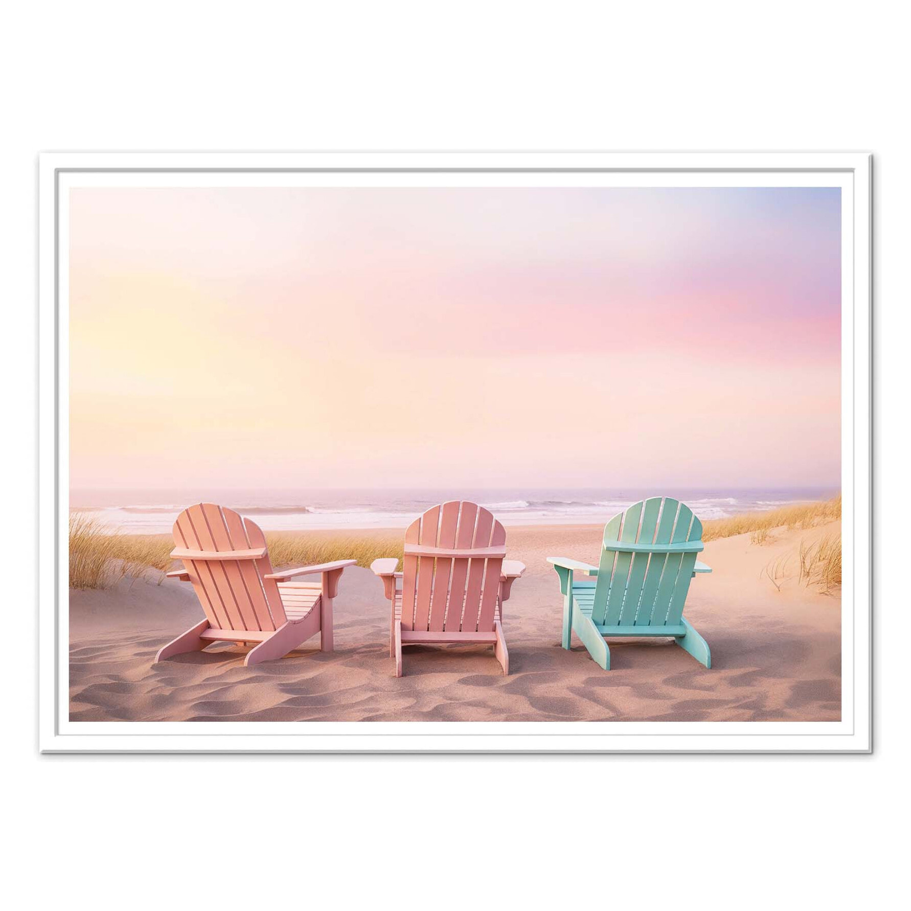 Affiche - California Pastel Beach - Philippe Hugonnard