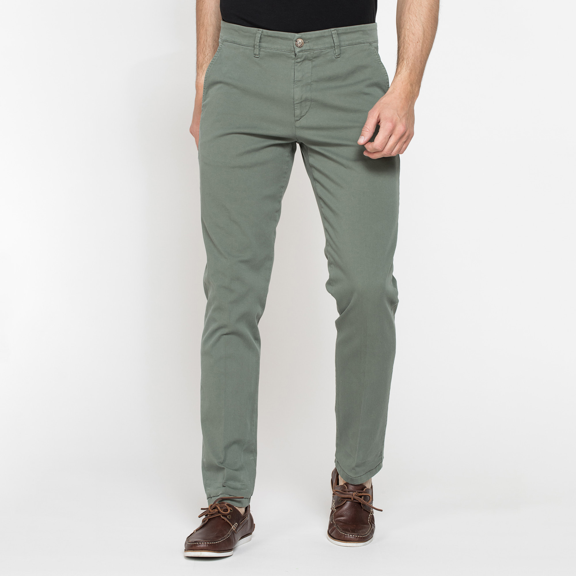 PANTALONE CHINO MOD. 624 IN LEGGERA GABARDINA STRETCH