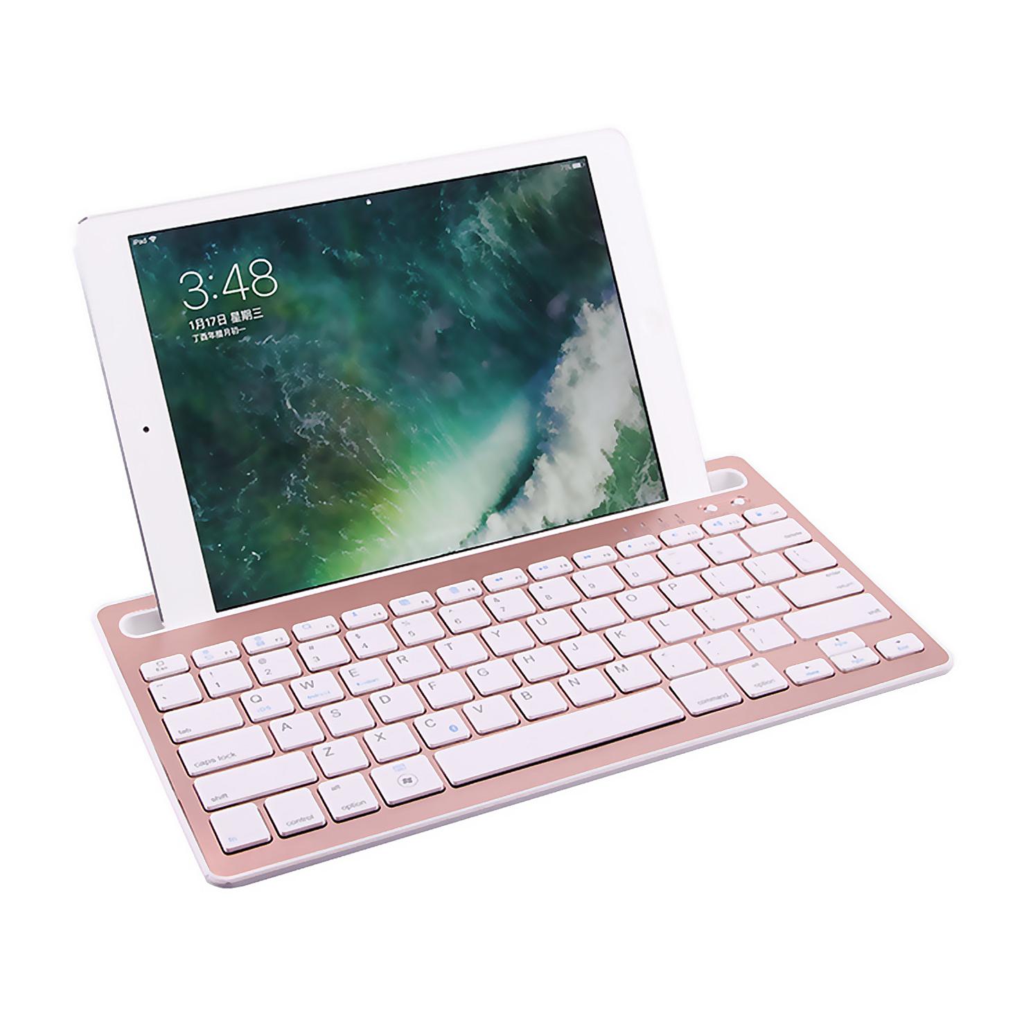 Teclado 608 Bluetooth 3 plegable con soporte