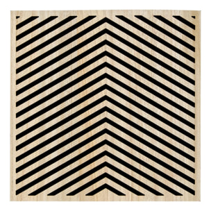 Panneau décoratif mural Eileen 58x58cm chevrons