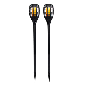 2 Torche effet flamme MINI MAITY H70CM
