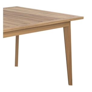 Ensemble table et 6 chaises de jardin en bois de teck - Tunga