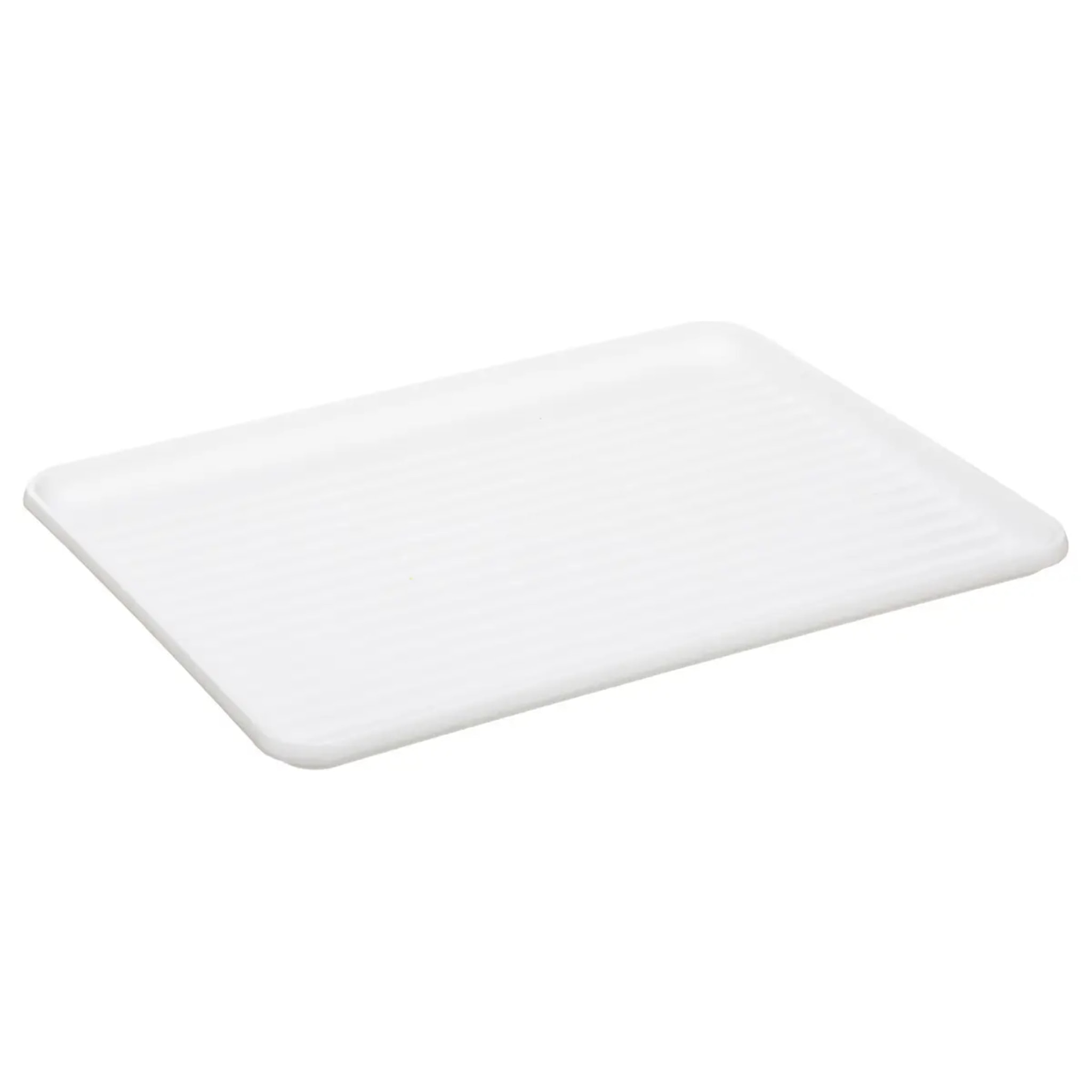 Égouttoir métal avec plateau "Modern Color" blanc