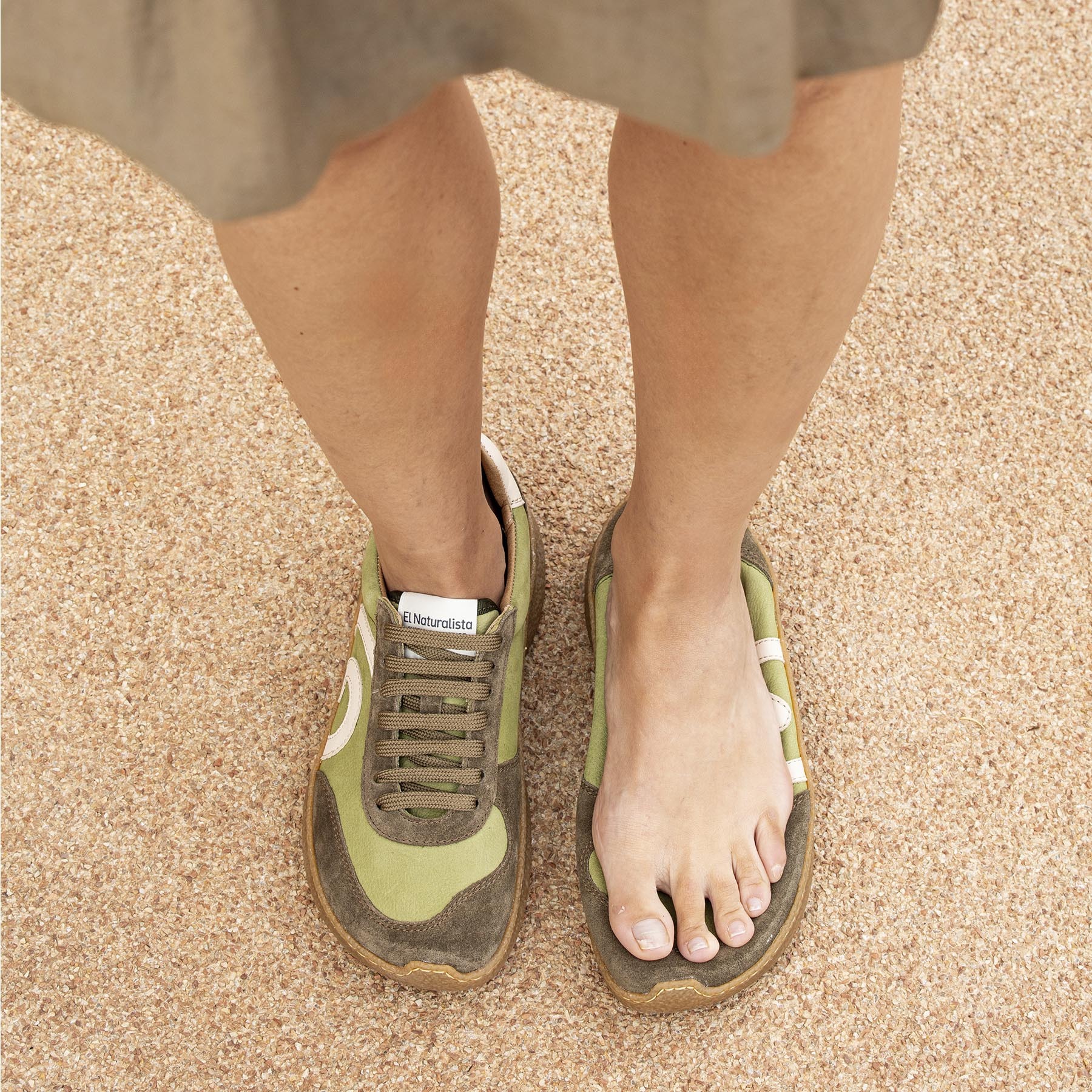 Zapatos N5435 MULTI LEATHER GREY/OROEL color Grey