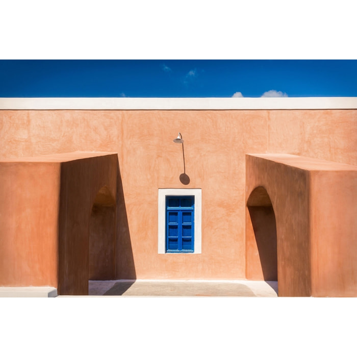Tableau terracotta house Toile imprimée