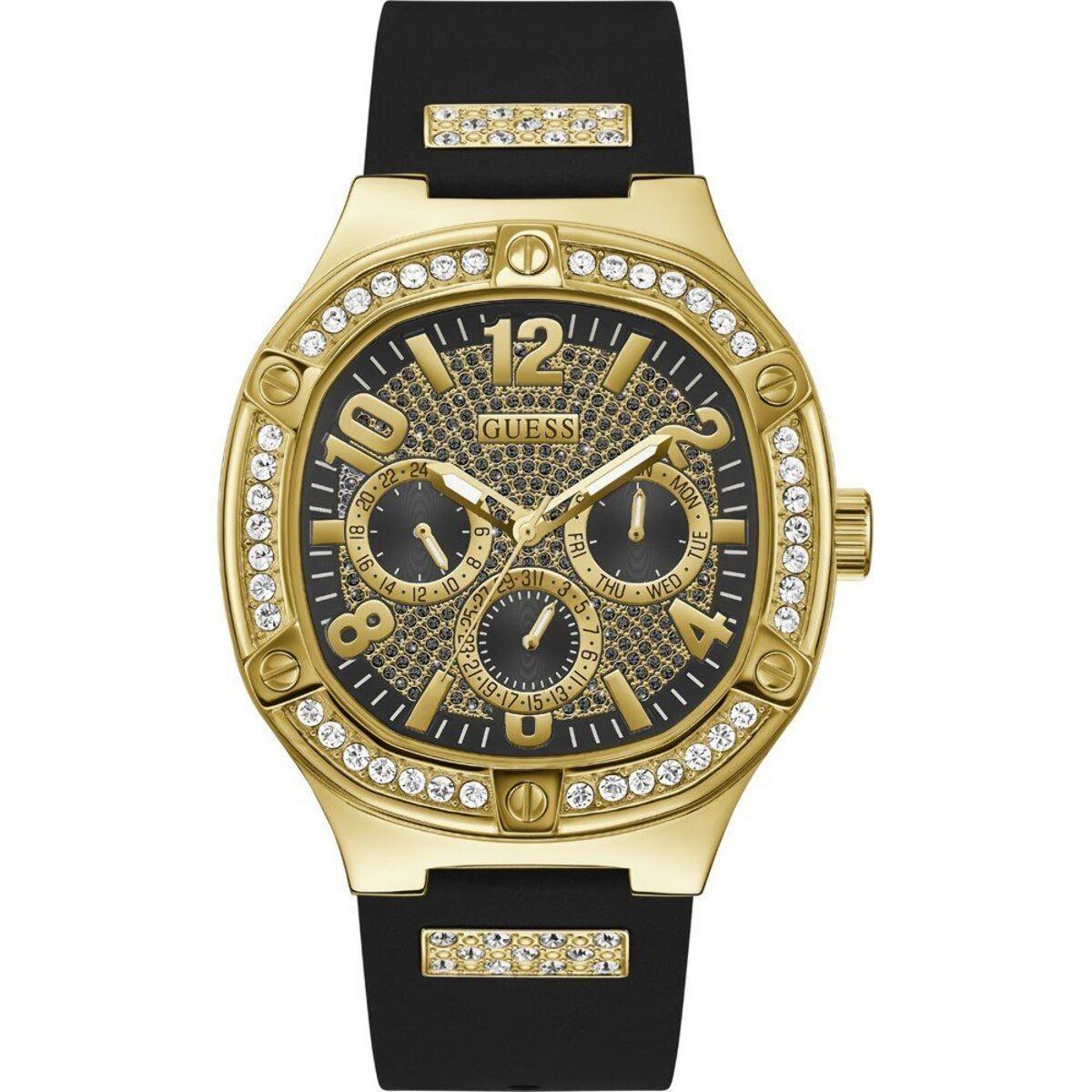 Reloj Guess GW0641G2 Hombre Analogico Cuarzo con Correa de Silicona